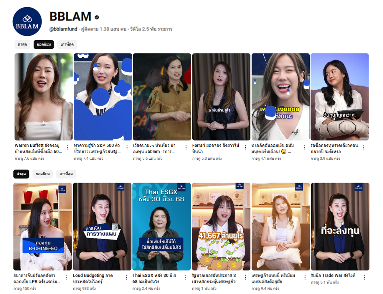 BBLAM Youtube